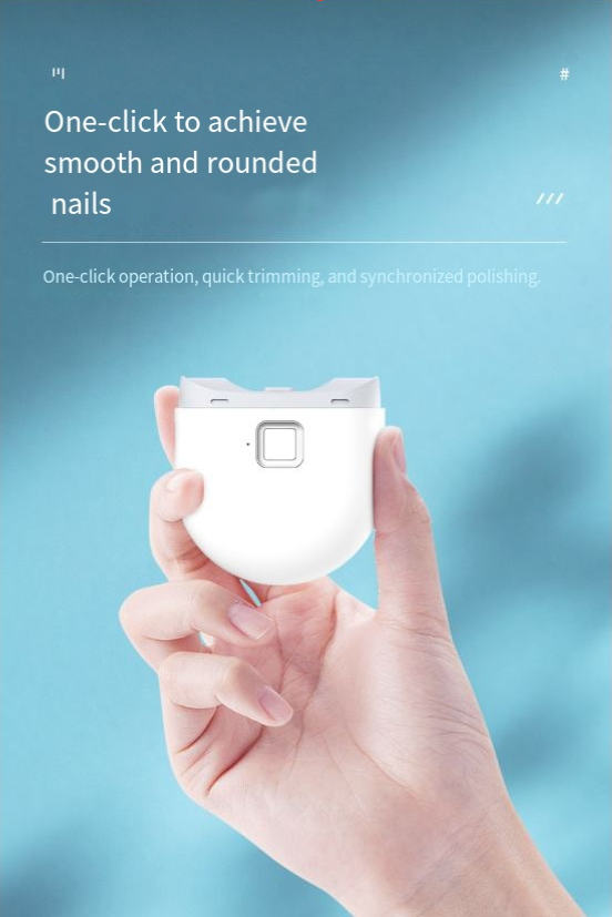 Electric Nail Clipper With Light Nail Polishing Machine